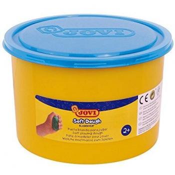 Jovi Soft Dough Blandiver, Bote de 460 g, Color Azul flúor