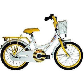 Bicicleta para Niñas Studio 100 Maya de la Abeja 16 Pulgadas con Freno de Contrapedal Blanco/Amarillo