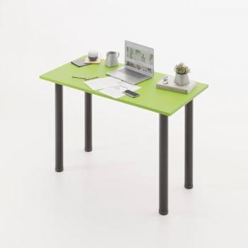 Mesa Escritorio Oyun Verde Manzana con Patas Negras (119x60x75 cm) - Plykit