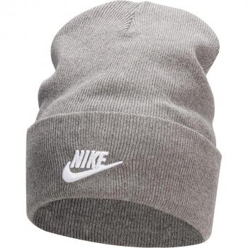 Gorro Peak Beanie Nike Futura Doble Elevado Gris (ONE SIZE)