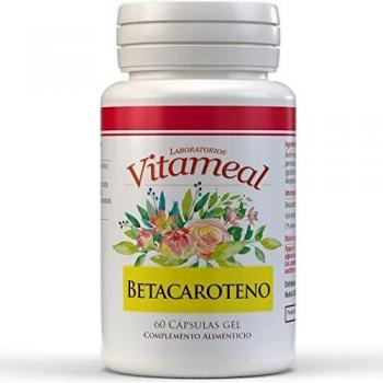 Vitameal - Betacaroteno 10.000ui 60 cápsulas Vitamina A para Visión, Inmunidad y Reproducción, Suplemento