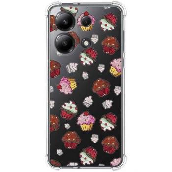 Funda Silicona Antigolpes para Xiaomi Redmi Note 13 4G Diseño Muffins