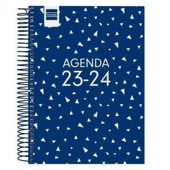 Agenda Escolar 2023-2024 4º Día Página Cool Azul