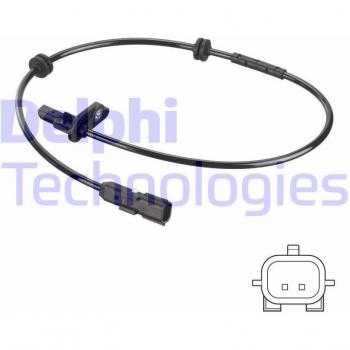 Sensor de velocidad de la rueda DELPHI SS20747, tipo: Sensor ABS, características: diseño preciso para medición de velocidad, alta durabilidad, fácil instalación, compatibilidad con múltiples modelos de vehículos