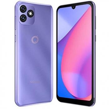 OSCAL C20 Android 11 3G Smartphone Libre, Móvil Doble SIM, Pantalla HD+ 6.08, Diseño Unibody, Quad-Core 1GB RAM + 32GB ROM, Cámara Dual 2MP+5MP, Batería 3380mAh GPS WiFi Desbloqueo Facial Púrpura
