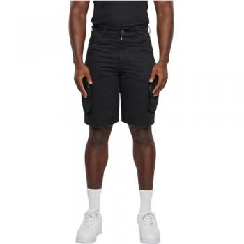 Men's Black Baggy Cargo Shorts - 100% Cotton