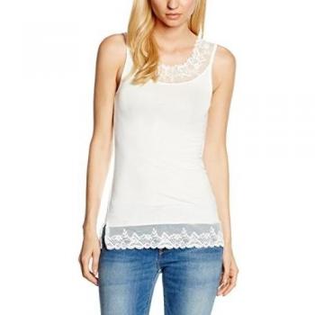 Cream Florence Top Camiseta sin Mangas, Blanco