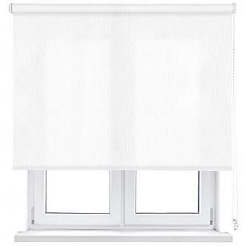 Estor Enrollable Traslúcido L2000 Blanco 150 x 190 cm - Fabricado en España - Garantía 5 Años