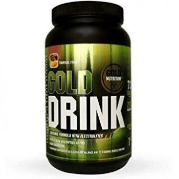 Goldnutrition Gold Drink 1kg, Frutas Tropicales, Bebida Isotónica
