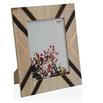 Portafotos Versa Moai de Madera MDF