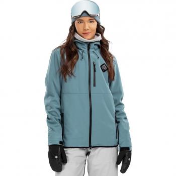 Chaqueta Softshell de Esquí y Nieve para Mujer Siroko W2 Beluga Azul Acero XL
