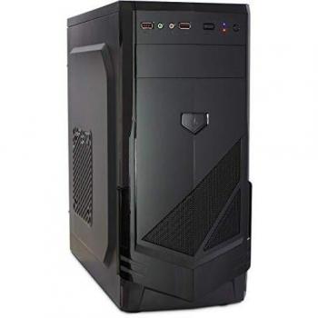 Inter-Tech B-30 Midi Tower Negro - Caja de torre, tamaño midi, color negro, diseño elegante, compatible con placas base ATX y micro-ATX, espacio para múltiples unidades de almacenamiento, ventilación optimizada con rejillas de aire