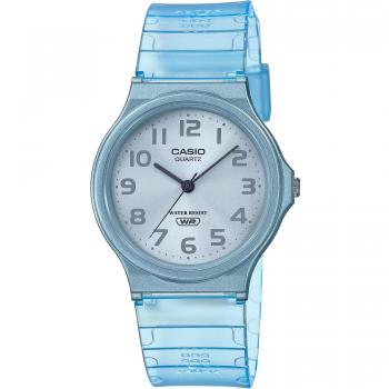 Casio Collection Unisex Analógico Reloj de Pulsera MQ-24S-2BEF con Correa Turquesa y Dial Turquesa