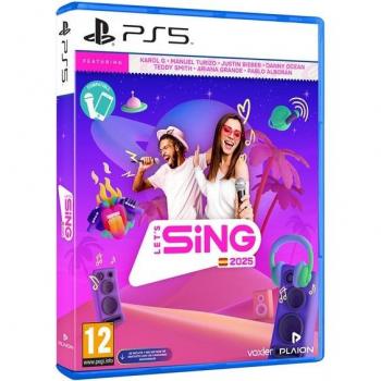 Let's Sing 2025 para PlayStation 5 - Juego de karaoke, incluye múltiples modos de juego, soporte para micrófonos USB, canciones actualizadas y opción de jugar en solitario o en grupo. Fecha de lanzamiento: 30/11