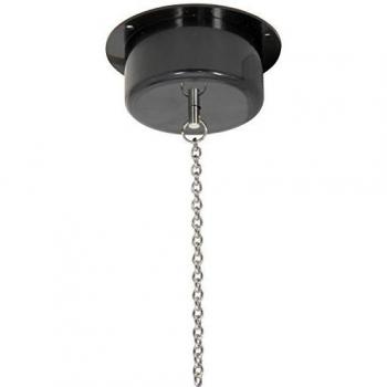 Motor de Bola de Espejos Bajo Ruido hasta 3kg con Cadena de 15cm y Enchufe UK, 1.5 RPM