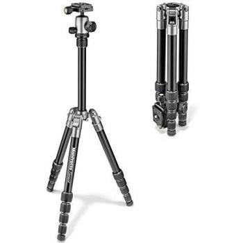 Manfrotto MKELES5GY-BH - Trípode Element Traveller, pequeño con rótula de Bola, Color Gris
