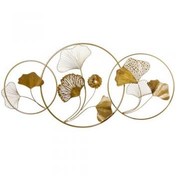 Decoración de Pared Alexandra House Living Dorado Metal 119 x 59 x 6 cm