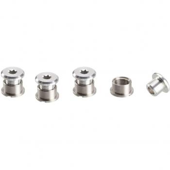 E13 Kit de 4 Juegos de Tornillo para Mono Bandeja, Plata, 6 mm