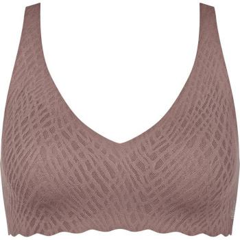 Sloggi Zero Feel Bliss Soft Bralette - Wireless, Seamless Design in Rose Brown, Size M