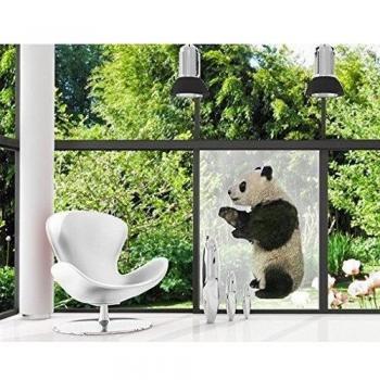 Apalis Mural de Ventana Standing Panda, Dimensione:192cm x 144cm