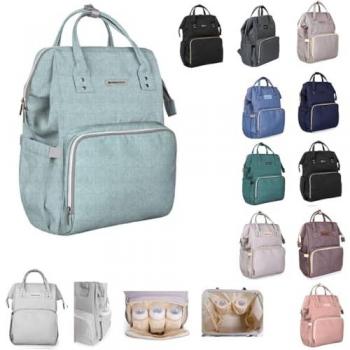 Kikkaboo Bolso Cambiador Siena, Mochila, Cambiador, Longitud de Asa Ajustable, color: turquesa