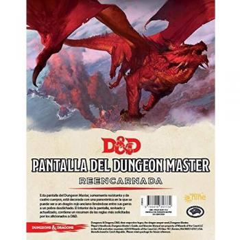 Dungeons & Dragons- Pantalla del Dungeon Master Reencarnada - Español, Color