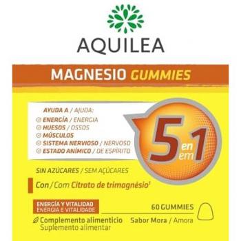 Aquilea Magnesio Gummies 60 Gominolas Sabor Mora