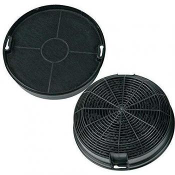 Filtro de Carbón Tipo 47 - Pack de 2 Unidades para Campana Extractora (Ø150mm) Compatible con Whirlpool, Bauknecht, Indesit y Más