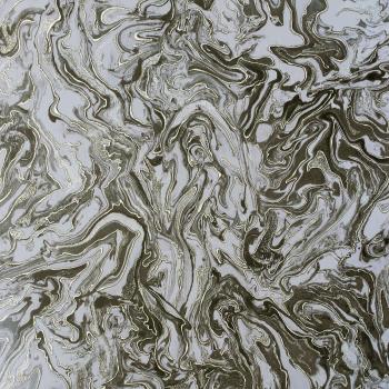 Liquid Marble Charcoal Wallpaper - Grey