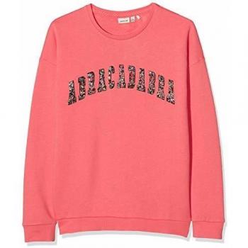 NAME IT Nkfregitse LS Sweat Box BRU suéter, Rosa