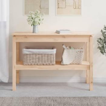 Mesa Consola de Madera Maciza de Pino 110x40x75 cm