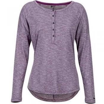 Marmot Jayne - Camiseta de Manga Larga Mujer - Violeta Talla S 2019