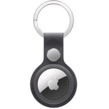 Apple AirTag Leather Key Ring - Black