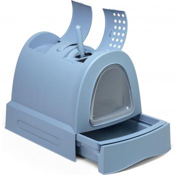 Imac Zuma Arenero para Gatos Azul 40 x 42.5 x 56 cm