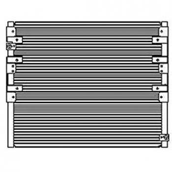 Condensador de aire acondicionado DELPHI TSP0225449, componente de refrigeración, fabricado por Delphi, diseñado para sistemas de aire acondicionado automotriz