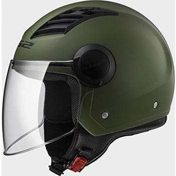 LS2 Casco Moto of562 Airflow, Matt Military Green Long, XXL