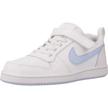 Nike Court Borough Low (PSV), Zapatillas de Deporte para Niñas, (White/Royal Tint 103), 31 EU