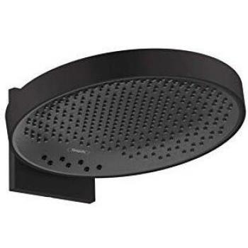 Hansgrohe 26234670 Alcachofa, Negro Mate, Brausekopf 360mm (Wandmontage