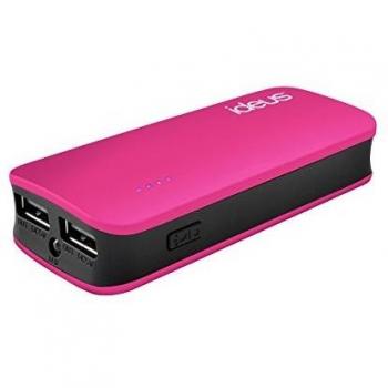 Ideus PBRU4400FU - Batería externa con Micro USB de 4400 mAh, color rosa