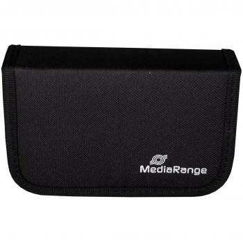 MediaRange BOX98 Funda para Tarjeta de Memoria 3 Tarjetas Nylon Negro - Fundas para Tarjetas de Memoria