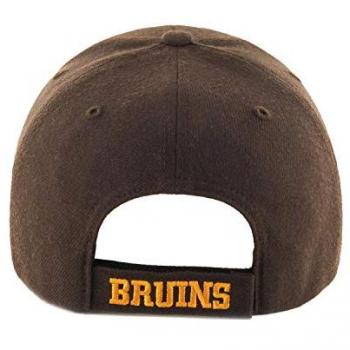 Gorra Vintage NHL Boston Bruins 47 Brand MVP Marrón con Visera Trucker Ajustable