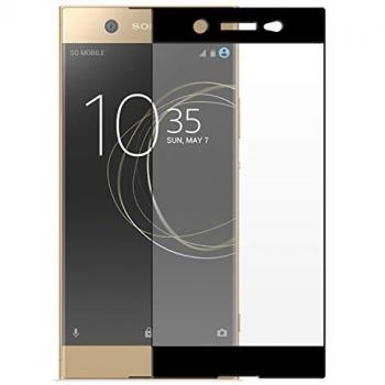Todotumovil Protector de Pantalla Xperia XA1 Ultra Negro Completo 3D Cristal Templado Vidrio Curvo para movil