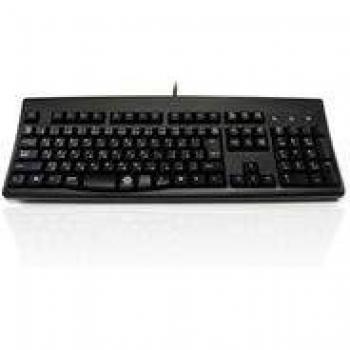 Teclado Ceratech Con cable Negro PS/2 USB AZERTY