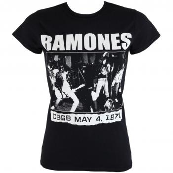 Ramones Women's Metallic T-Shirt - CBGBS 1978 - ROCK OFF XXL