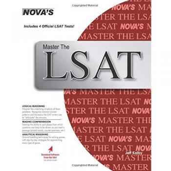 LSAT Prep Course with 4 Official LSATs and CD-ROM by Jeff Kolby
