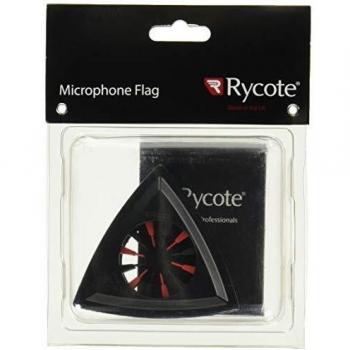 Rycote 107302 Single Triangular Mic Flag - Black
