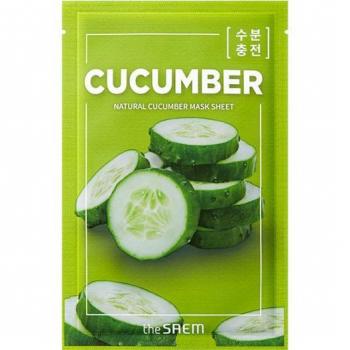 The Saem Natural Cucumber Mask 21 ml - Moisturising and revitalising sheet mask