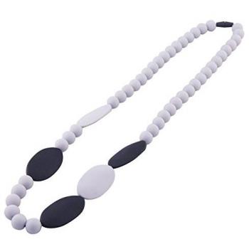 Koo-Di - collar para la dentición, los niños de color: gris claro