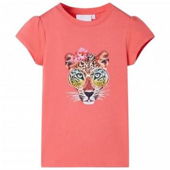 Camiseta Infantil Color Coral 140