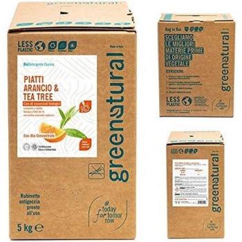 Lavavajillas de manos Naranja & Árbol de té Greenatural 5 kg